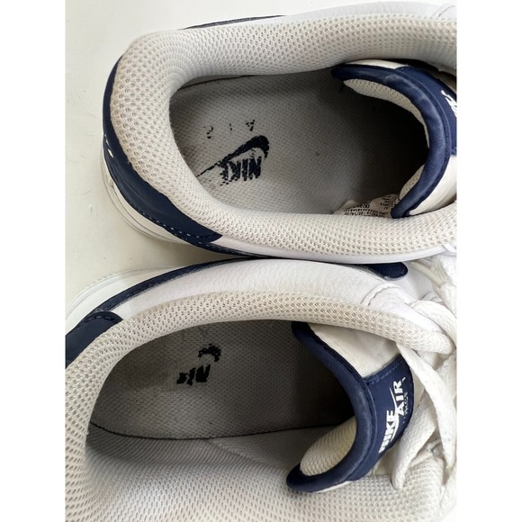 Nike sneakers Air Force 1 Low White 10 mens 2020 CJ1607-100 midnight navy shoes - Picture 5 of 11